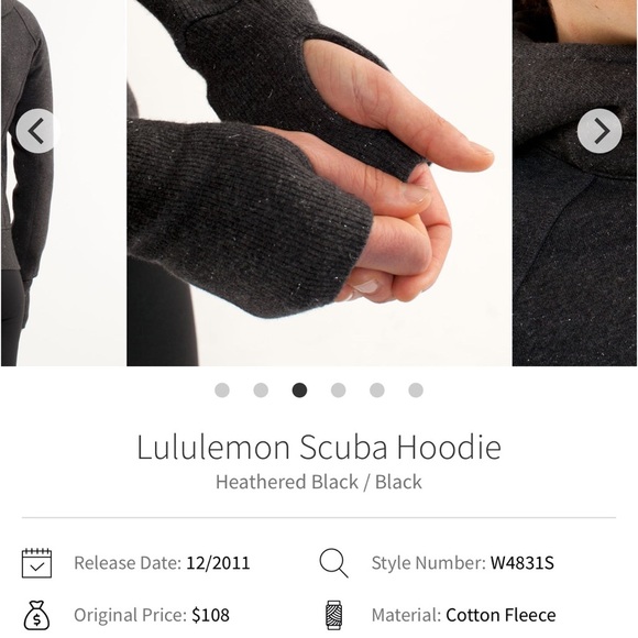 Lululemon Athletica Black Hoodie - Picture 5 of 6